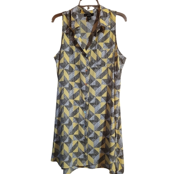 Alfani Shirt Dress Collared with buttons down the front and pocket design Sz12 - Picture 1 of 6